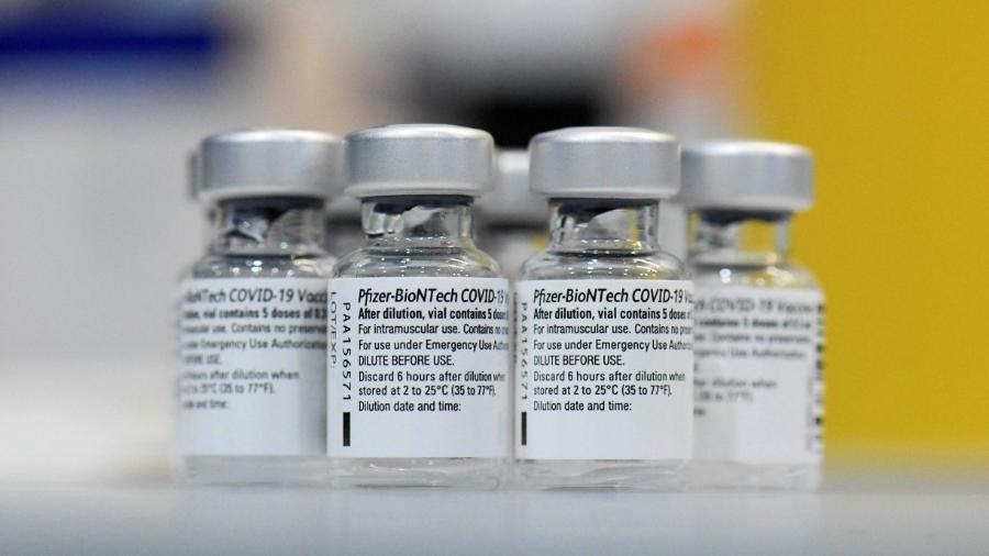 EUA autorizam armazenamento de vacinas da Pfizer a temperatura normal de congeladores -                                 THOMAS KIENZLE/AFP                            