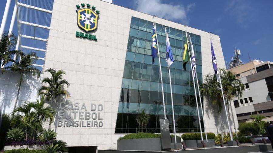 Sede da CBF no Rio. Reunião desta terça-feira com os clubes será feita por meio de videoconferência - Divulgação CBF