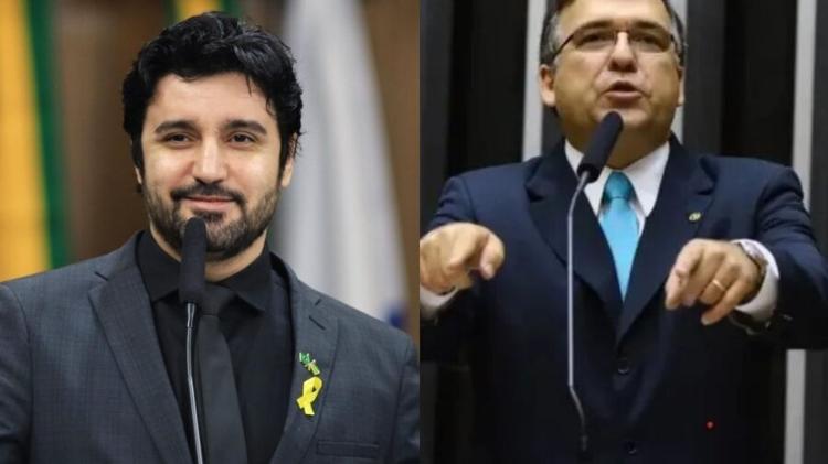 Fred Rodrigues e Sandro Mabel, que disputaram o segundo turno em Goiânia