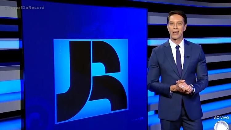 Sérgio Aguiar no "Jornal da Record" - Reprodução/Record TV