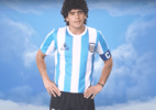 Inteligência artificial faz Maradona “voltar à vida” no Catar; assista - Reprodução