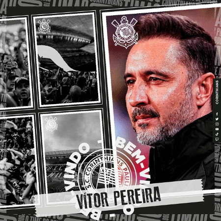 Corinthians anuncia português Vitor Pereira como novo técnico - Foto: Corinthians/Divulgação
