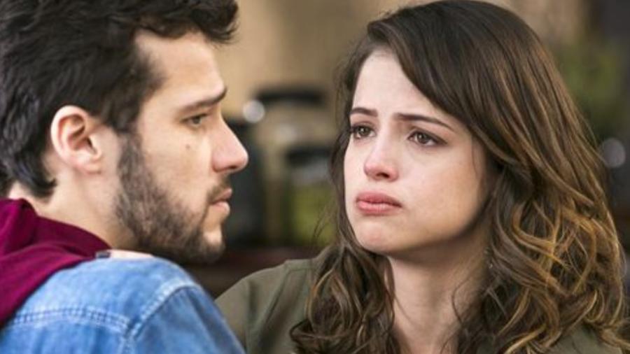 Giovanni (Jayme Matarazzo) e Camila (Agatha Moreira) de Haja Coração (Reprodução - TV Globo) - Reprodução / Internet