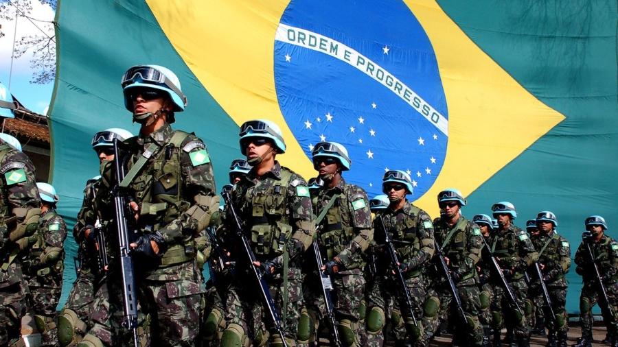 Apresentação dos soldados do Exército Brasileiro - Divulgação
