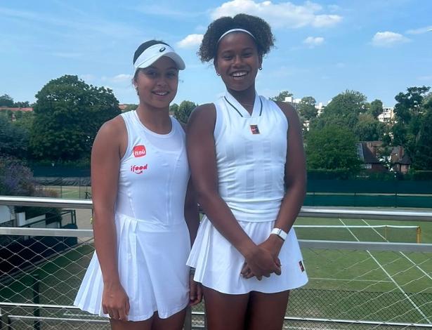 Victória e Naná perdem jogo equilibrado e ficam com o vice em Wimbledon - undefined