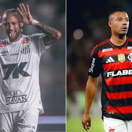 Neymar volta a enfrentar o Flamengo Neymar volta a enfrentar o Flamengo