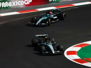 F1 - Hamilton sobre 'briga' com Russell no México: "Eu me diverti muito"