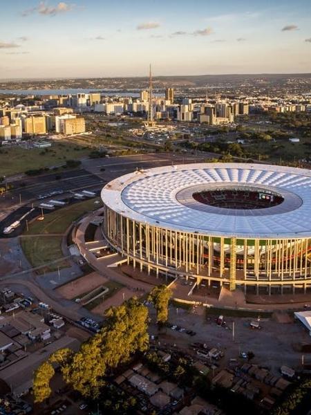 Estádio Mané Garrincha, em Brasília, pode ter a final da Copa Sul-Americana - (Foto: Estádio Nacional de Brasília Mané Garrincha/ Divulgação)