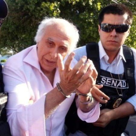 Ex-médico Roger Abdelmassih ao ser preso no Paraguai; ele voltou ao regime fechado em julho deste ano  - Divulgação