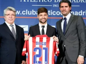 Diego Ribas relembra trajetória pelo Atlético de Madrid: "Tudo maravilhoso"