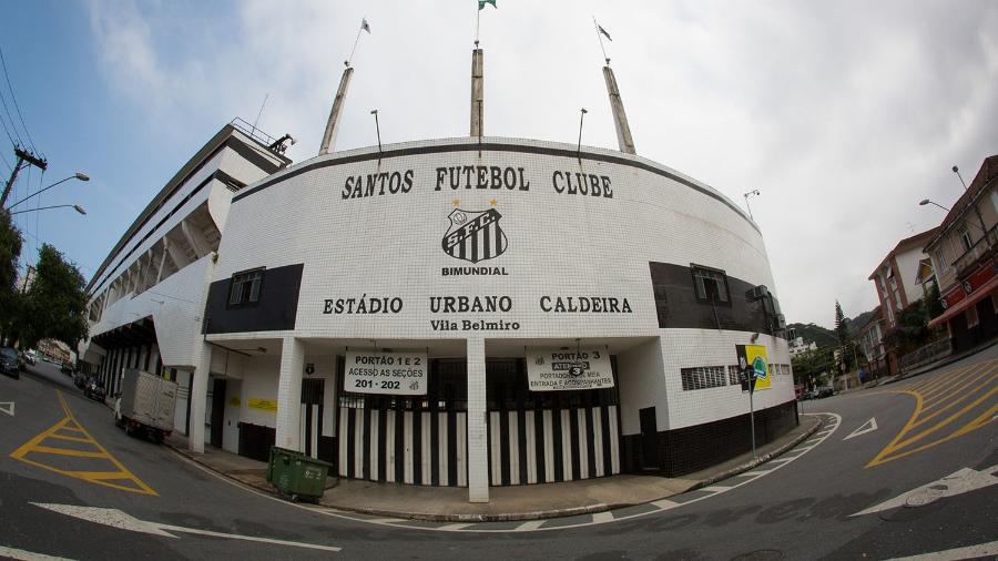 Estádio Vila Belmiro, do Santos (Reprodução) - Reprodução / Internet