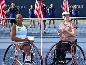 Vitória Miranda é vice no tênis em cadeira de rodas do US Open