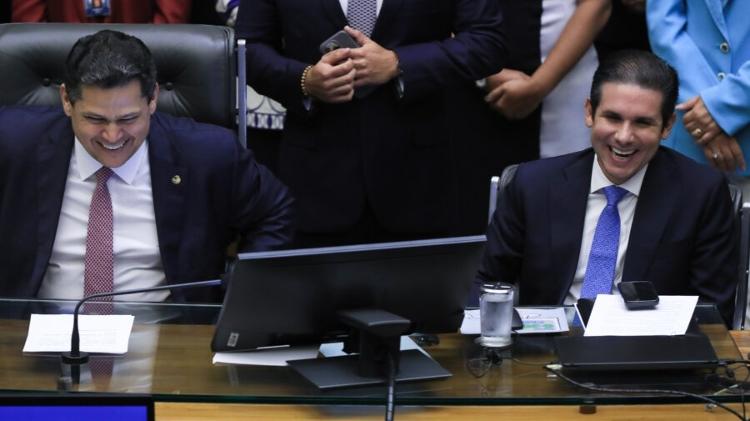 Haddad diz manter diálogo com os presidentes do Senado, Davi Alcolumbre, e da Câmara, Hugo Motta (à direita) Haddad diz manter diálogo com os presidentes do Senado, Davi Alcolumbre, e da Câmara, Hugo Motta (à direita)