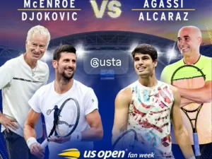 Alcaraz fará dupla com Agassi para encarar Djokovic e McEnroe