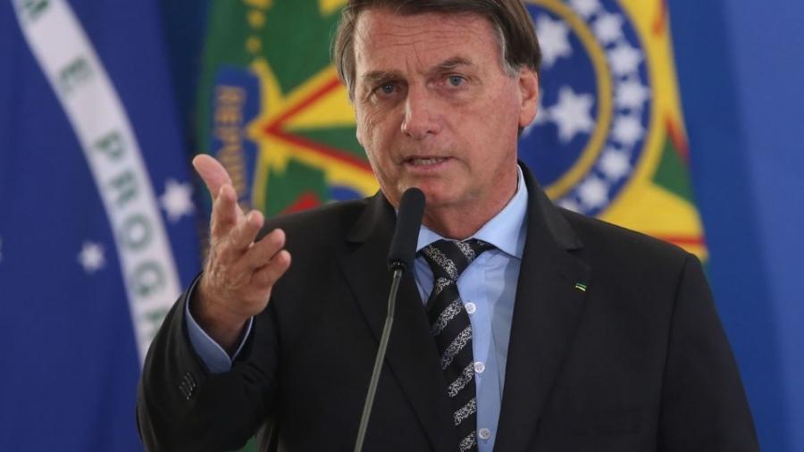                                  Presidente Jair Bolsonaro no Palácio do Planalto.                              -                                 Fábio Rodrigues Pozzebom/Agência Brasil                            