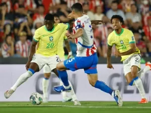 Brasil perde para o Paraguai por 1 a 0 e ocupa 5ª posição na tabela das Eliminatórias do Mundial