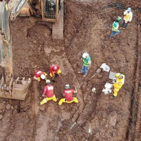 Restos mortais de engenheiro foram identificados pela arcada dentária em Brumadinho - Corpo de Bombeiros de Minas Gerais
