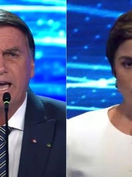 Jair Bolsonaro (PL) atacou a jornalista Vera Magalhães durante debate na Band                              - Reprodução/Band                            