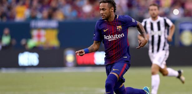 Neymar fez dois na vitória do Barcelona sobre a Juventus -