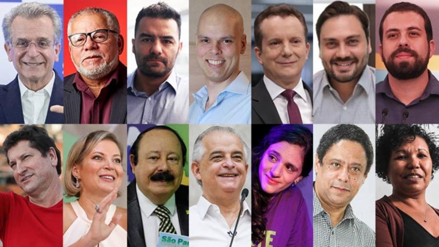 Candidatos à prefeitura de São Paulo na eleição de 2020 - Estadão Conteúdo e divulgação