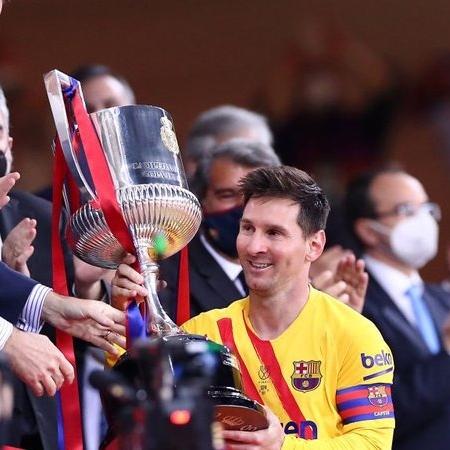 Mesmo com título da Copa do Rei, Messi ainda não sabe se vai ficar no Barcelona - GettyImages