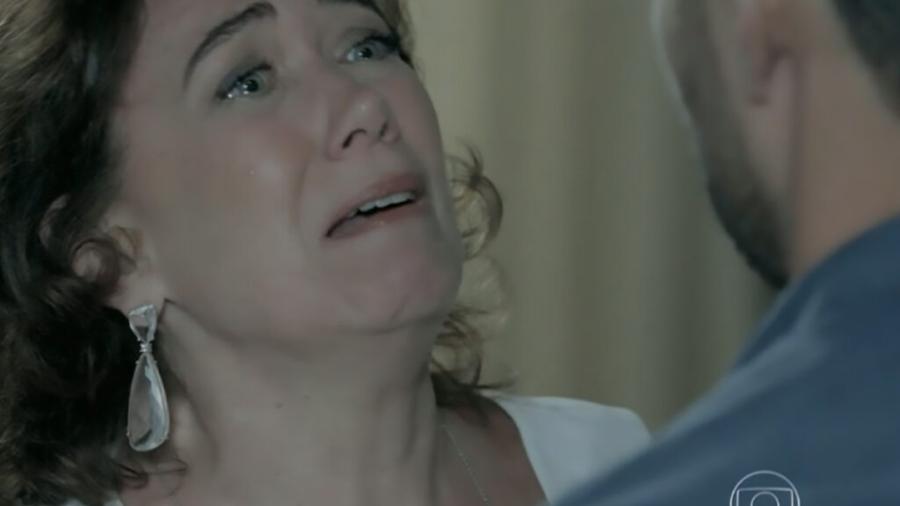 Maurílio (Carmo Dalla Vecchia) e Maria Marta (Lília Cabral) em Império (Reprodução/Globo) - Reprodução / Internet