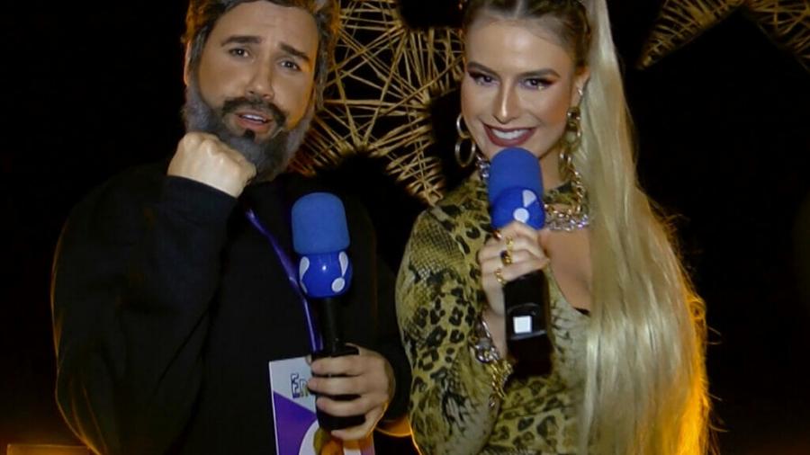Viny Vieira e Fernanda Keulla no "Encrenca" - Divulgação/RedeTV!
