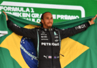 Hamilton dá parabéns em português a Senna: 