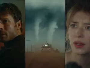 Cientistas tentam destruir tornado em trailer eletrizante de "Twisters"
