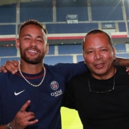 Neymar pai e Neymar juntos em Paris - Foto: Reprodução / Instagram