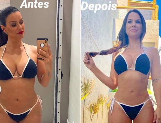 Carol Dias conseguiu eliminar 5 quilos em um mês - Foto: Reprodução/ Instagram