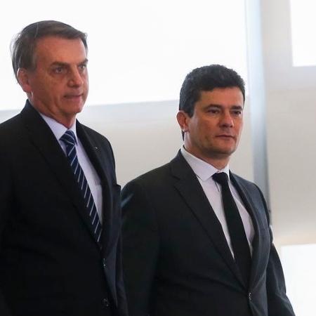Jairs Bolsonaro e Sergio Moro  - Antonio Cruz/ABr