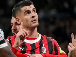 Morata sofre traumatismo craniano após choque de cabeça em treino do Milan