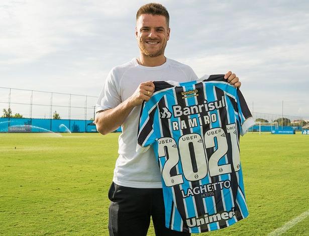 Ramiro está no Grêmio desde 2013 e virou peça-chave no time com Renato Gaúcho - Luciano Amoretti/Grêmio FBPA