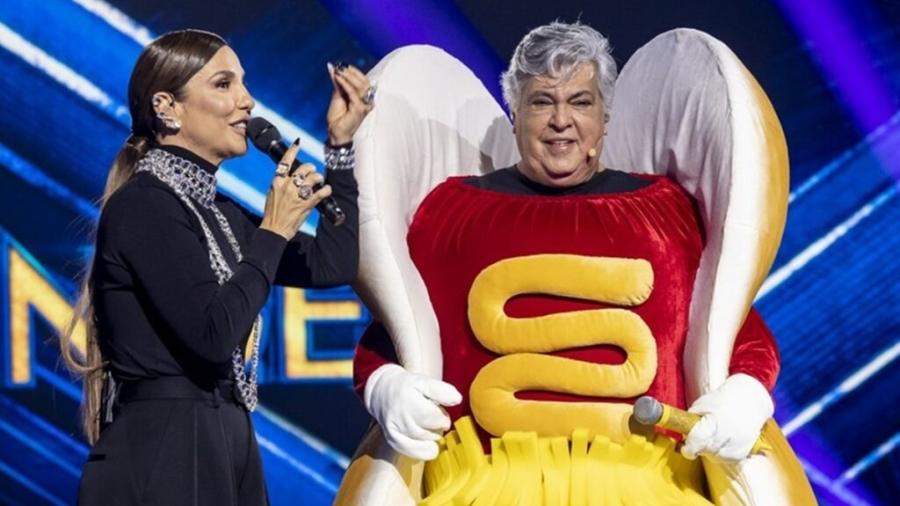 Ivete Sangalo e Sidney Magal no The Masked Singer Brasil (Divulgação - TV Globo) - Reprodução / Internet