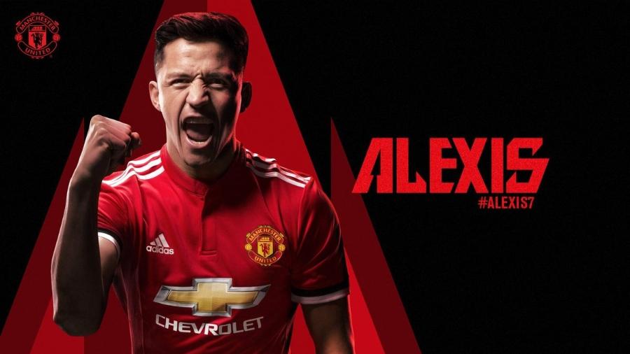 Alexis Sánchez foi anunciado pelo Manchester United (Foto: divulgação) - false