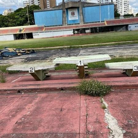 Entidades esportivas criticam destruição da pista de atletismo do estádio do Ibirapuera