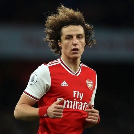 David Luiz em ação pelo Arsenal - Getty Images