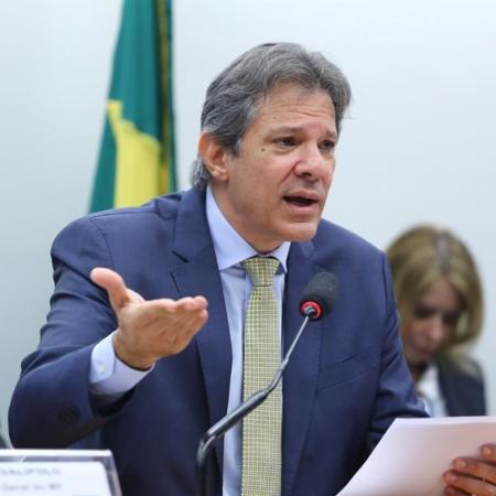 O ministro da Fazenda, Fernando Haddad