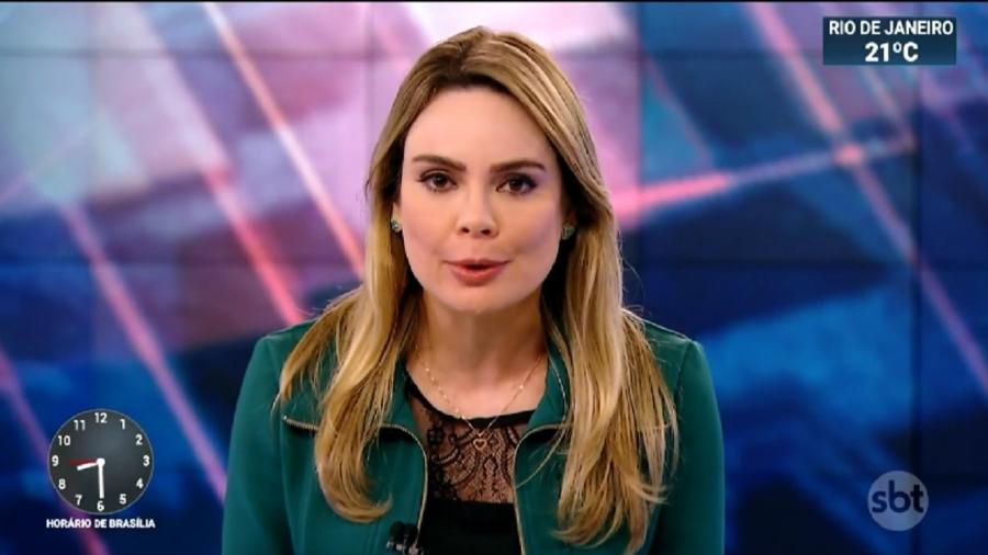 A jornalista Rachel Sheherazade, apresentadora do "SBT Brasil", não terá seu contrato com a emissora renovado - Reprodução / Internet