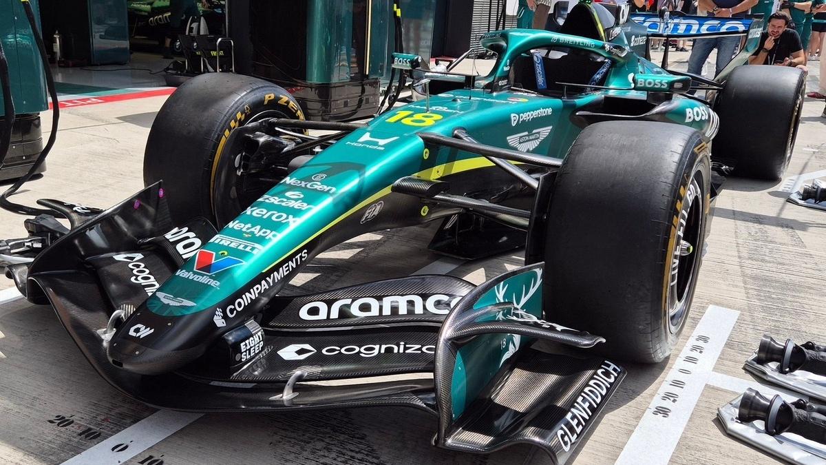 F1: Veja detalhes do 'carro B' da Aston Martin na Hungria