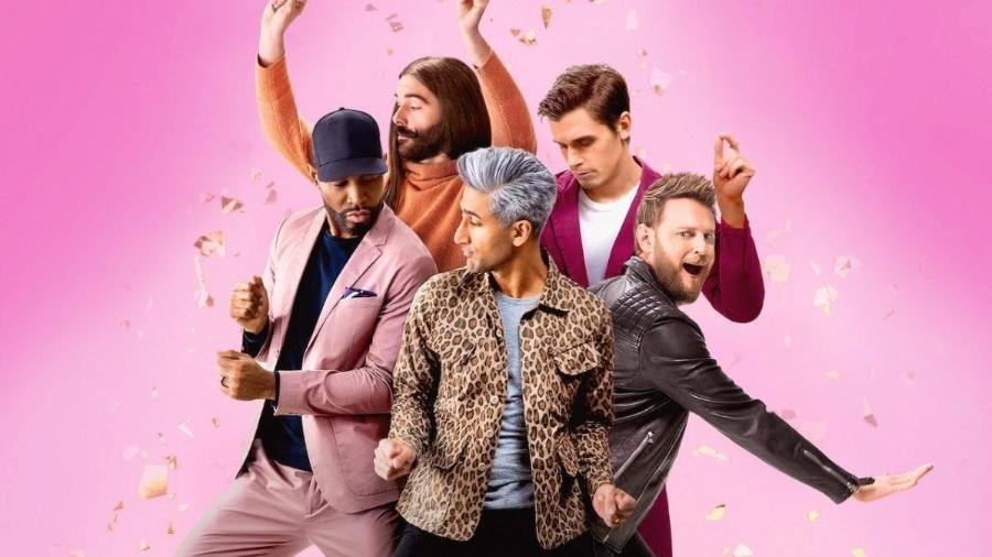 O elenco da versão americana de "Queer Eye" - Divulgação: Netflix