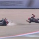 V&Iacute;DEO: Bezzecchi sofre forte queda no in&iacute;cio do GP da Holanda de MotoGP