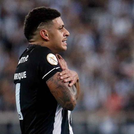 Luís Henrique comemora segundo gol do Botafogo sobre o América - 