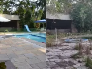 Imagens mostram como está a mansão abandonada de Pelé no Guarujá