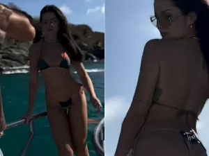 Juliette empina o bumbum de biquíni e recebe elogios: "Perfeita demais"