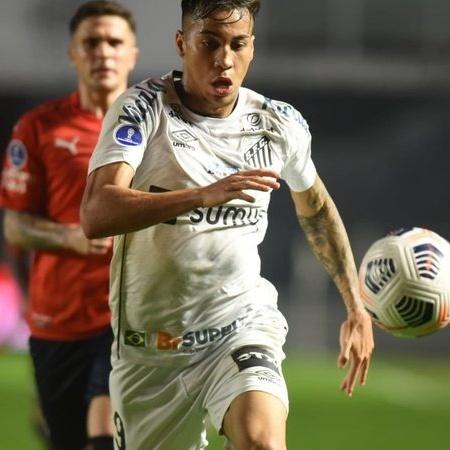 Kaio Jorge fez o gol da vitória do Santos sobre o Independiente pela Sul-Americana - Ivan Storti/Santos FC