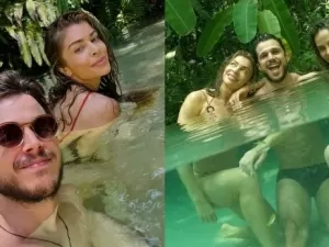 Em vídeo, Grazi Massafera dá resposta afiada sobre boatos de romance com ator João Villa; assista