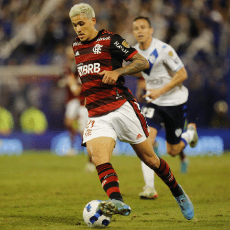 Pedro fez três gols na vitória de 4 a 0 do Flamengo sobre o Velez Sarsfield - Flickr/Flamengo