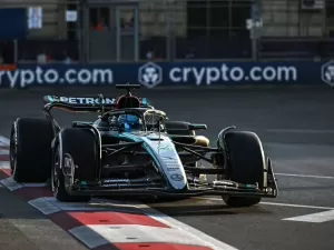 F1: Russell lidera o terceiro treino livre para o GP do Azerbaijão à frente de Leclerc